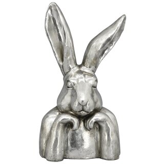 Putziger Origineller Osterhase Als B Ste Keramik Silber Antik Gl Nzen