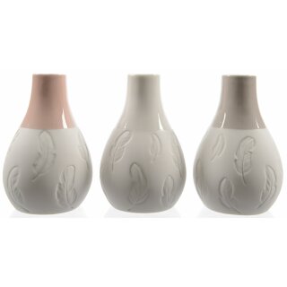 Porzellan-Vase Federmotiv Preis für 1 Stück