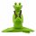 dekorative Metallfigur Yoga Frosch mit Kette