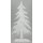 dekorative ausgefallene Deko-Tanne Metall-Tanne Weihnachtsbaum-Silhouette