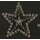 ausgefallener Straß-Stern als Wanddeko Türdeko edel im Landhaus-Shabby Style