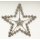 großer ausgefallener Straß-Stern als Wanddeko Türdeko edel im Landhaus Stil