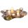dekorativer oppulenter Kerzenhalter als ausgefallene Tischdeko Metall