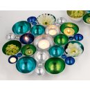 stimmungvoller Teelicht-Halter Tisch-Deko Gartentisch-Deko Wand-Deko Farbenspiel groß