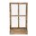 Deko-Fenster Fensterrahmen mit Pflanzkasten Holz natur shabby