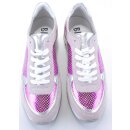 Binks Damen Sneaker mit fuchsia Metallic-Effekt Gr. 41