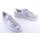 Binks Damen Sneaker weiß-silber geblümt Gr. 41