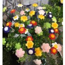 Mini Blütenstick Daisy 6 Farben sortiert-24 Stück