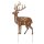 großer dekorativer stimmungsvoller Deko-Weihnachtshirsch Deko-Hirsch als Gartenstecker Metall edelrostig