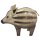 Metall-Deko-Figur Wildschwein Frischling Metall bemalt verschiedene Größen