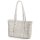 Damen Shopper-Tasche aus upcycling Dosenverschlüssen in grau/ silber