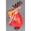 dekorativer Deko-Elch Weihnachts-Elch Rudolph Red Nose...