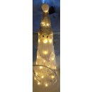 dekorative LED Leuchte für innen und außen als konische Santa-Figur