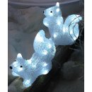 dekorative LED Leuchte für innen und außen als 2 x Eichhörnchen