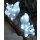 dekorative LED Leuchte für innen und außen als 2 x Eichhörnchen