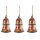 dekorative kleine Glocken in traditioneller Lackmalerei Preis für 3 Stück