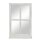 Deko-Fenster Fensterrahmen mit Ablagebrett und Spiegel Holz im Landhausstil weiß shabby