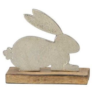 dekorative Deko-Hasen als Osterhasen-Silhouette klein Preis für 2 Stück