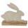 dekorative Deko-Hasen als Osterhasen-Silhouette klein Preis für 2 Stück