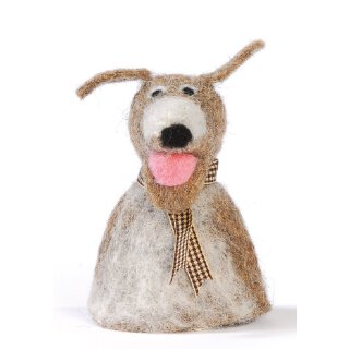 Eierwärmer Hund mit Schleife und Schlappohren Preis für 2 Stück