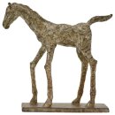 dekorative Figur Pferd bronzefarbig