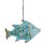 Metallfigur Fisch als Windlicht zum hängen und stellen in 3 möglichen Farben