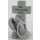 geschmackvolle Grabdeko Engel mit Kreuz "Wir vermissen Dich"
