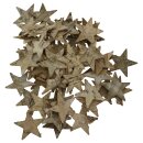 dekorative weihnachtliche Streudeko Tischdeko Basteldeko Sterne 4 cm aus Birkenrinde 3 Boxen