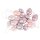 ausgefallene wetterfeste Ostereier Kunststoff-Dekoeier Osterstrauchdeko rosa metallic Preis für Set a 16 Stück