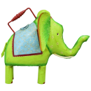 dekorative ausgefallene Deko-Gießkanne als Elefant...