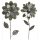 ausgefallener Gartenstecker Beetstecker große Blume Metall farbig-verzinkt Preis für 1 Stück