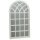 großes Deko-Fenster Fensterrahmen Sprossenfenster aus Holz mit Spiegel im Landhausstil weiß shabby