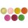 dekorativer Teller Dekoteller Platzteller rund farbig gl&auml;nzend gro&szlig; ca. 33 cm Preis f&uuml;r 2 St&uuml;ck
