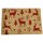 Kokos Fussmatte mit roten Hirschmotiven mit PVC-Antirutsch-Rücken 2 Motive zur Auswahl