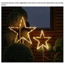 dekorative LED Leuchte Stern oder Tannenbaum am Stab als...