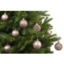 37er Set Kugelmix PVC puderrosa Weihnachtskugeln...