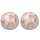 dekorative Deko-Kugel Keramik-Kugel Motiv Rose in creme-rosa Preis für 2 Stück