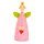dekorativer Engel Schutzengel Leni zu stellen mit Herzchen Krönchen und Flügelchen Metall handbemalt
