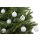37er Set Kugelmix PVC weiß irisierend Weihnachtskugeln Baumschmuck bruchfest Christbaumschmuck