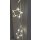 dekorative LED Lichterkette Girlande Silhouette Sterne 48 LEDs warmweiss Timerfunktion