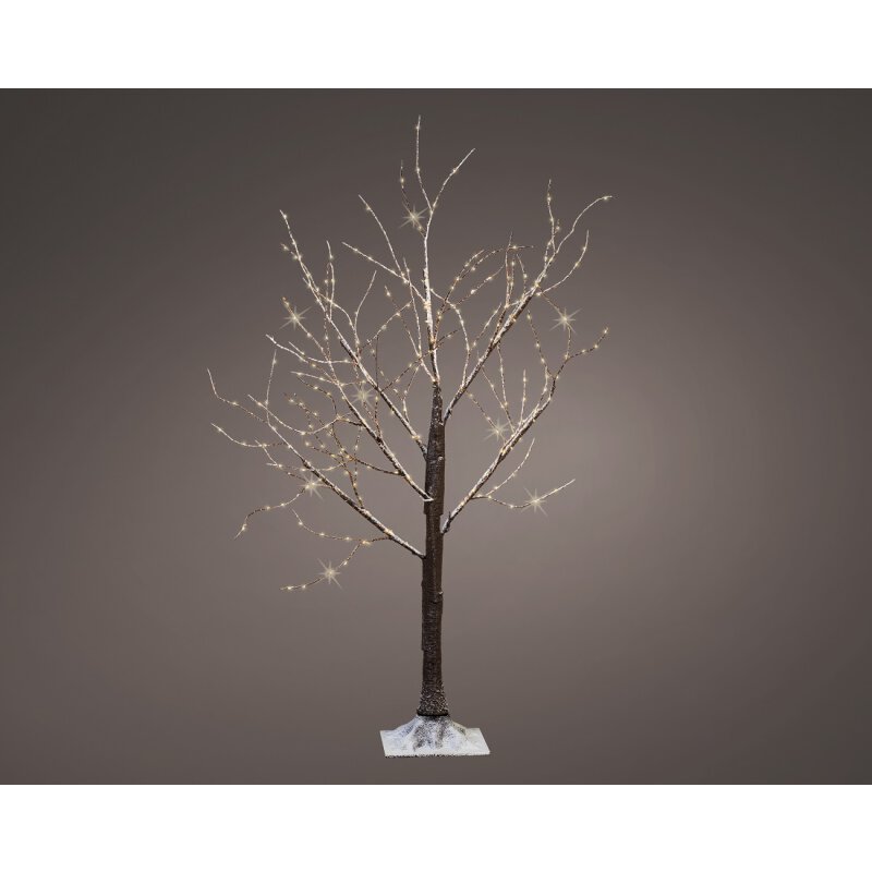 Moderner Lichterbaum mit 25 warmweißen LEDs (Versandrückläufer)