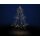 stimmungsvoller dekorativer LED Tannenbaum als dreidimensionale LED- Lichtersilhouette für innen und außen