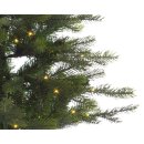 dekorativer Weihnachtsbaum Kunsttanne im Topf mit LED...