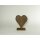 dekoratives Pflanz-Herz Herz auf Fuß zum Bepflanzen Metall edelrostig