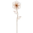ausgefallener Gartenstecker Beetstecker Blume Metall edelrostig Preis für 1 Stück