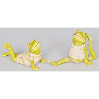 lustiger und dekorativer Yoga Frosch Preis für 2 Stück