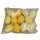 dekorative Oster- Anhänger-Ei wetterfeste Eier Set mit 12 Stück gelb weiß