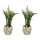 frühlingshafte Osterdeko Kunstblume Frühlingsblume im Osterei-Topf Preis für 2 Stück je Variation