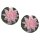 sommerliche Kunstblume Schwimmblume Seerosenblüte mit Blatt in verschiedenen Farben im 2 er Set