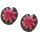 sommerliche Kunstblume Schwimmblume Seerosenblüte mit Blatt in verschiedenen Farben im 2 er Set